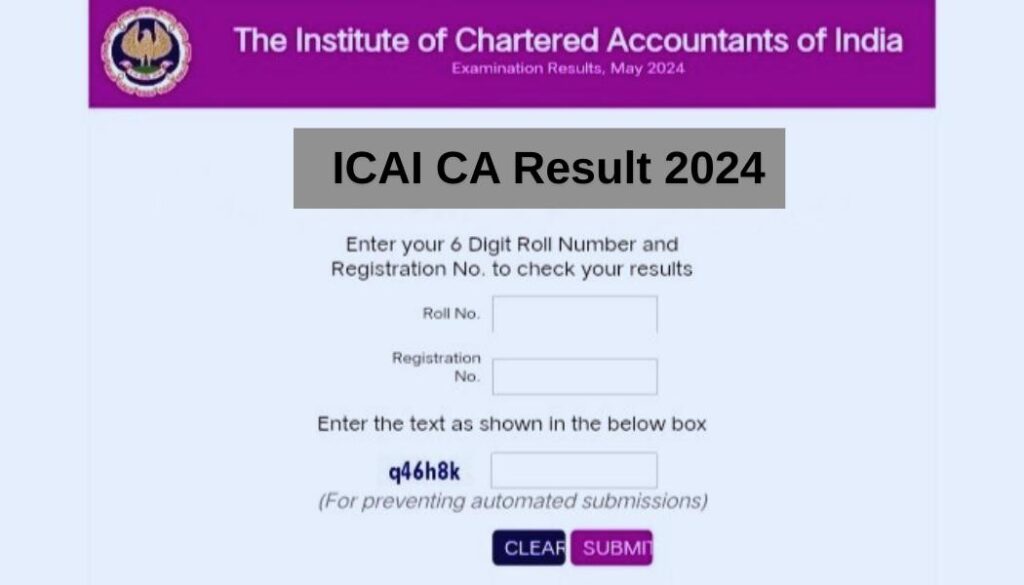 ICAI CA Result 2024